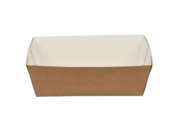Bakke, ABENA Gastro, 17x12x5,3cm, brun, pap, konisk - (5 stk.)