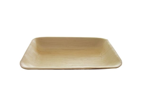 Fibertallerken, Hampi, 25x16x3cm, natur - (4 stk.)