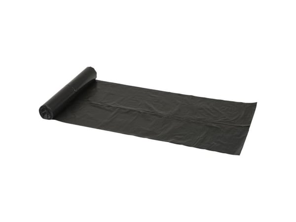 Sæk, ABENA Poly-Line, 100 l, sort, LLDPE/genanvendt - (20 stk.)