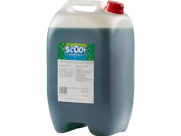 Virvoitusjuoma/Slush Ice, Scoop, 10 l, vihreä omena