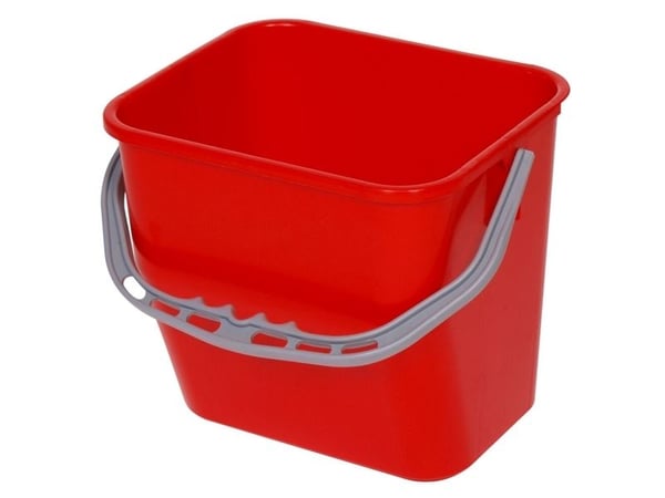 Inventarspand, Tina Trolleys, 320x310x265mm, 13 l, rød, plast/PP