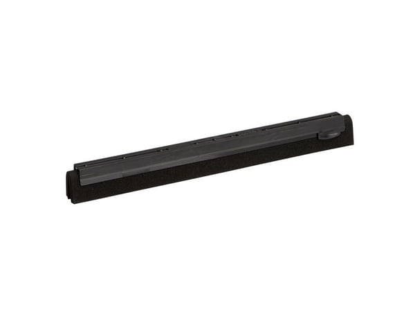 Reservekassett for gulvskrape, Vikan, 40x3x4,5 cm, svart, PP/gummi, 40 cm, med dobbelt blad