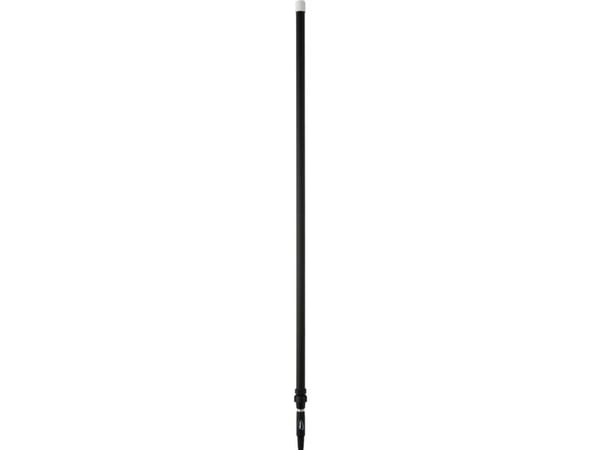 Teleskooppivarsi kierteillä, Vikan, musta, alumiini/PP, 158-278 cm