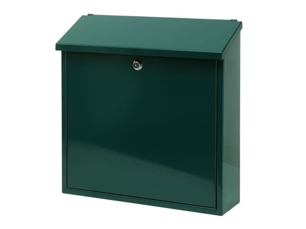 Postkasse, Malagan, 11,5x37x37cm, grøn