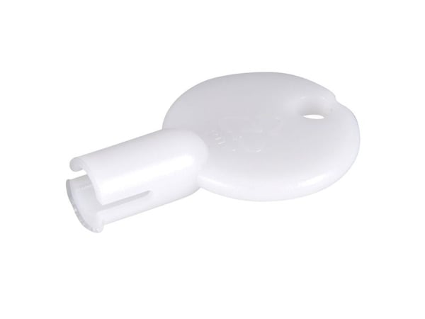 Nøgle, Deb, 3,5mm, hvid, plast