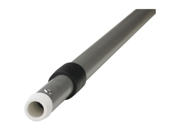 Teleskopisk håndtak med gjenger, kun for kondensskrape, Vikan, stål, aluminium, 100–180 cm