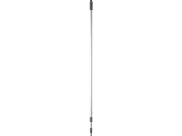 Teleskopisk håndtak med klikk, Vikan, Ø2,9 cm, grå, aluminium, 149–400 cm
