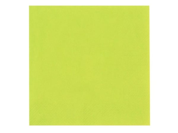 Kaffeserviet, ABENA Gastro, 2-lags, 1/4 fold, 24x24cm, limegrøn - (40 stk.)