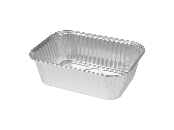 Alu-form, ABENA Cater-Line, 14,8x10,8x4,6cm, 500 ml, aluminium - (6 stk.)