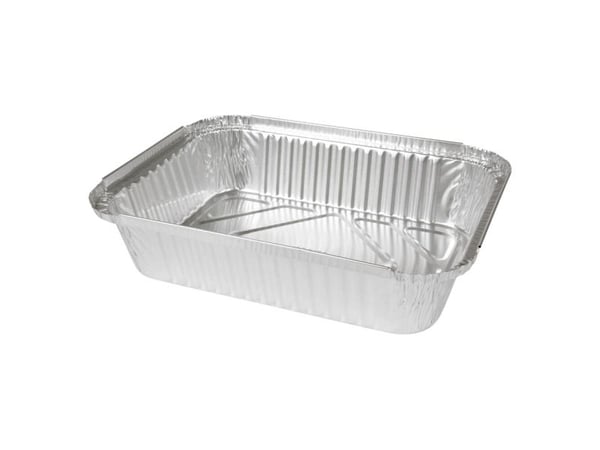 Alumiininen tarjotin, ABENA Cater-Line, 26.1x19x6.1cm, 1850 ml, alumiini - (4 kpl)