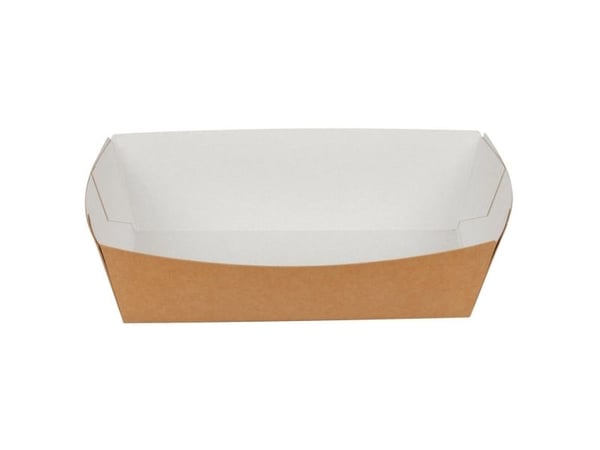 Bakke, ABENA Gastro, 15,2x8,2x4,3cm, brun, pap, konisk - (6 stk.)
