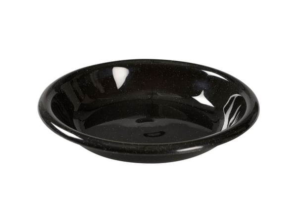 Tallerken, ABENA Gastro, Ø20,7cm, 400 ml, granitsort, PP, dyb - (8 stk.)