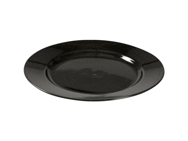 Tallerken, ABENA Gastro, Ø23cm, granitsort, PP - (4 stk.)