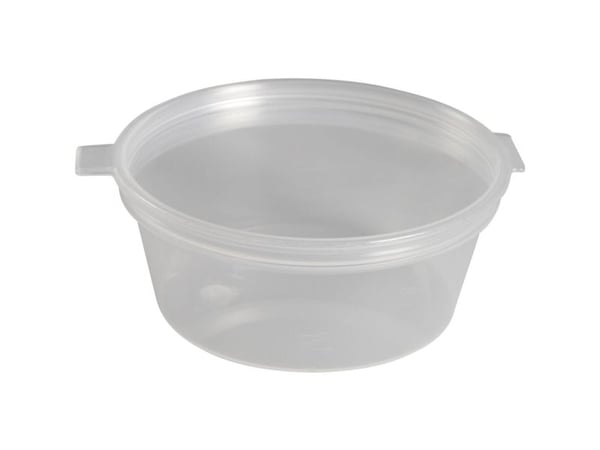 Dressingbæger, ABENA Gastro, 2,5cm, Ø7cm, 60 ml, 60 ml, klar, PP - (10 stk.)