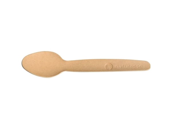 Teelusikka, Naturesse, 12cm, ruskea - (20 kpl)