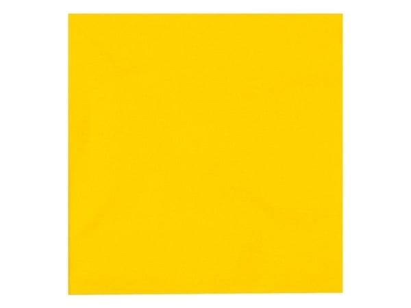 Middagsserviet, ABENA Gastro, 3-lags, 1/4 fold, 40x40cm, gul - (20 stk.)