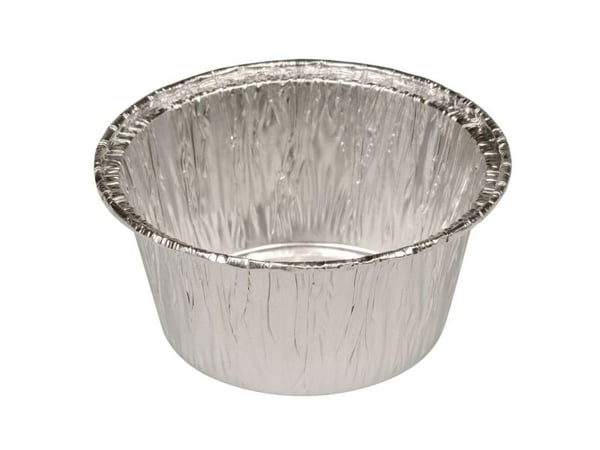 Alu-form, ABENA Cater-Line, 3,7cm, Ø8cm, 115 ml, aluminium, rund - (20 stk.)