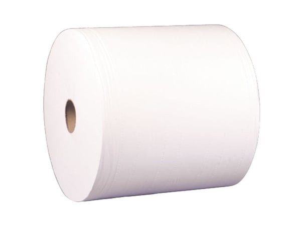 Työpajarulla, ABENA Care-Ness Excellent, 2-kerroksinen, 380m x 26,5cm, Ø33cm, valkoinen - (2 kpl)