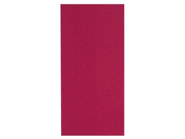 Middagsserviet, ABENA Gastro, 2-lags, 1/8 fold, 40x40cm, bordeaux - (20 stk.)