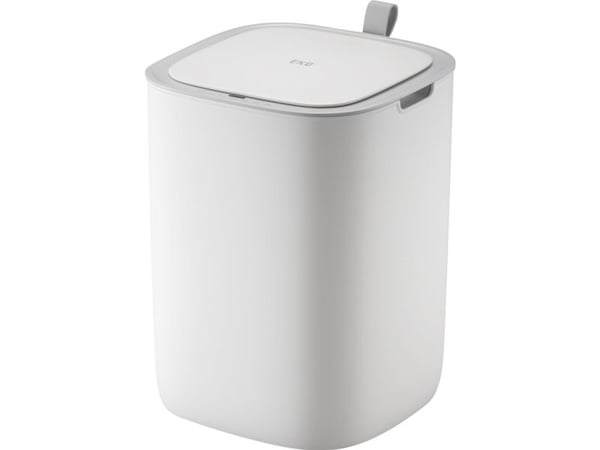 Avfallsbeholder, Morandi, hvit, plast, 12 l, med sensor og berøringslokk