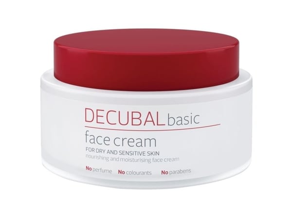 Ansiktskrem, Decubal, 75 ml, uten farge og parfyme