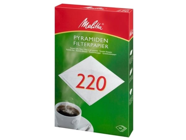 Pyramidfilter Melitta blekta filterpapper