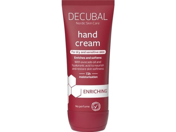 Käsivoide, Decubal, 100 ml, väri- ja hajusteeton, 37 % rasvaa