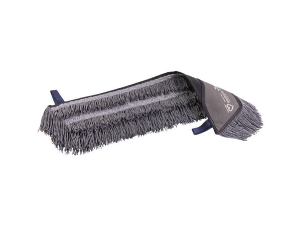 Moppe, Vileda Swep Single r-MicroTech Pro, grå, polyester/PP, 65 cm, lommer - (10 stk.)