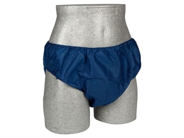 Underbukser, ABENA Classic, M-L, 33x60cm, 40 gsm, mørkeblå, PP, usteril - (10 stk.)