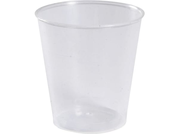Shotglas, ABENA Gastro, 4cm, Ø3,7cm, 2 cl, 3 cl, klar, PP - (50 stk.)