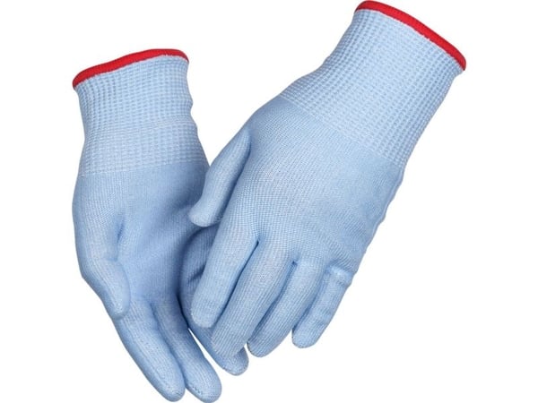 Skærehæmmende handske, SafeCut, 7, blå, HPPE - (12 stk.)