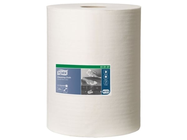 Tørkeklut Tork W1-W2-W3 hvit 32 cm x 152 m 400 ark/rull