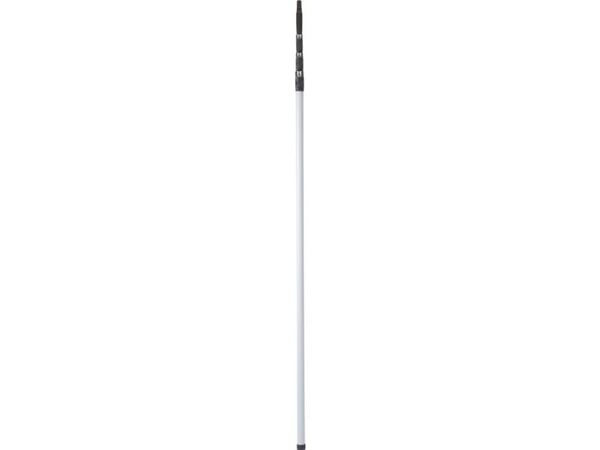 Teleskopskaft med gevind, Vikan, Ø3,4cm, grå, glasfiber/PP