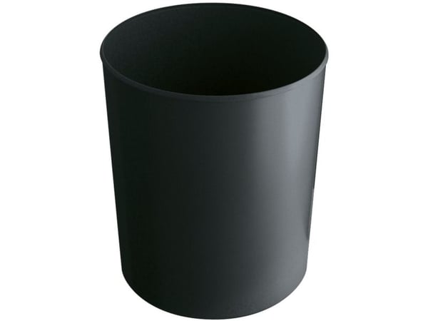 Papirkurv, Rubbermaid, sort, PS, 20 l, ilddæmpende