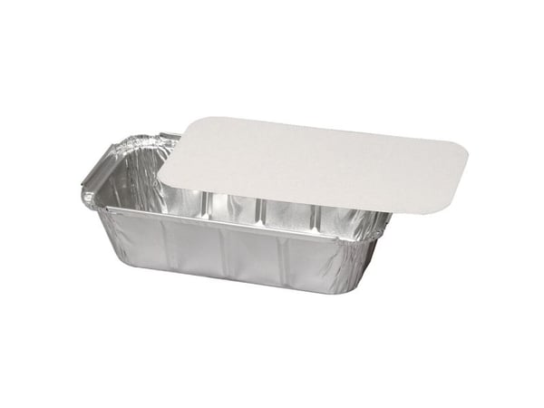 Aluminiumsbakke, ABENA, 20,2x11,2x5,5cm, 685 ml, sølv, aluminium - (12 stk.)