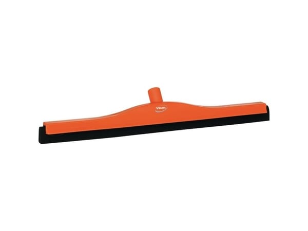 Gulvskraber, Vikan, 60x8,5x11,5cm, orange, cellegummi/PP, 60 cm