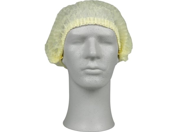 Hårnet, ABENA Classic, XL, 10 gsm, gul, PP, usteril