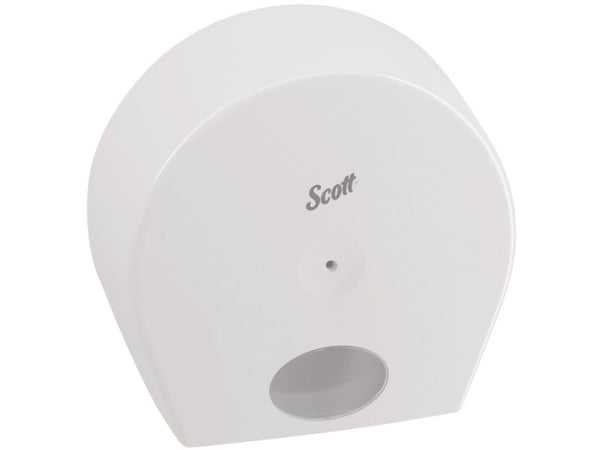 Dispenser, Kimberly-Clark Scott, 31,3x30,7x12,7cm, hvid, plast
