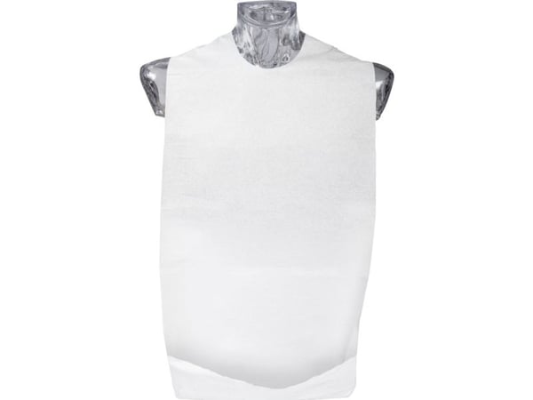Spisestykke, ABENA Excellent, 2-lags, 70x37cm, hvid, PE/tissue, med tape - (9 stk.)