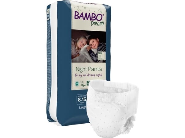 Børneble, bukseble, Bambo Dreamy Night Pants - (6 stk.)