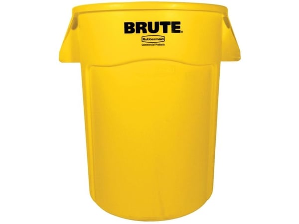 Affaldsspand, Rubbermaid Brute, gul, PE