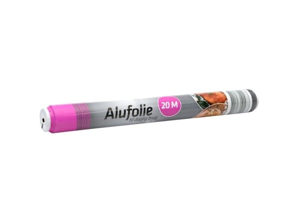 Alufolie, Rul-let, 20m x 29cm, sølv - (24 stk.)