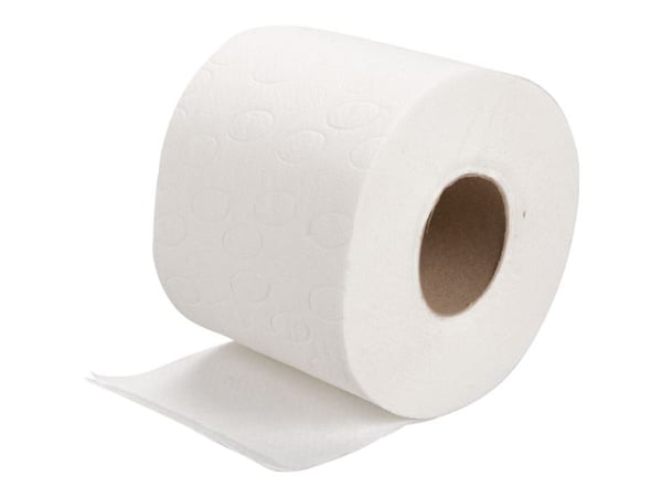 Toiletpapir, ABENA Care-Ness Excellent, 4-lags, 26m x 9,7cm, Ø12cm, hvid