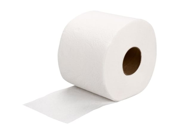 Toiletpapir, ABENA Care-Ness Excellent, 2-lags, 55m x 9,5cm, Ø12cm, hvid - (2 stk.)