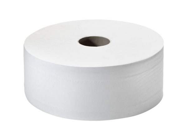 Jumborulle, Tork T1 Universal, 2-lags, Midi, 380m x 9,1cm, Ø26cm, hvid