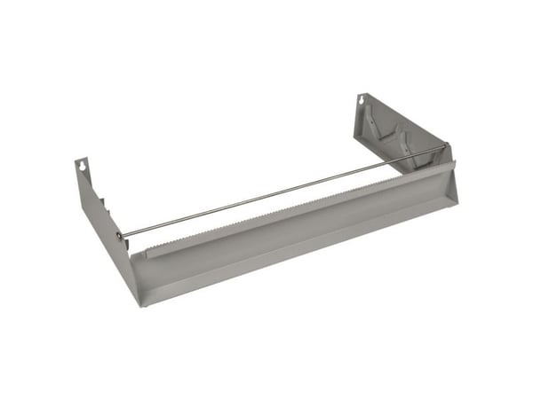 Dispenser, ABENA Cater-Line, 45cm x 16x8m, sølv, stål, dobbelt, m/savklinge