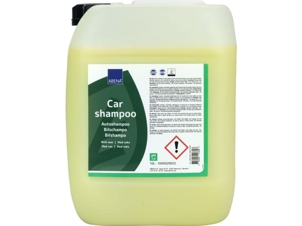 Autoshampoo, ABENA, 10 l, vahalla varustettuna