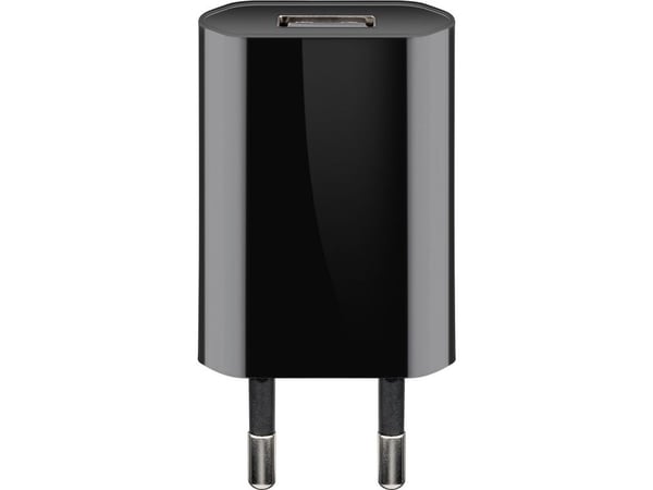 goobay - Strömadapter - 5 Watt - 1 A (USB) - svart