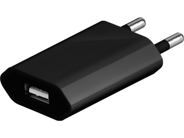 goobay - Strömadapter - 5 Watt - 1 A (USB) - svart