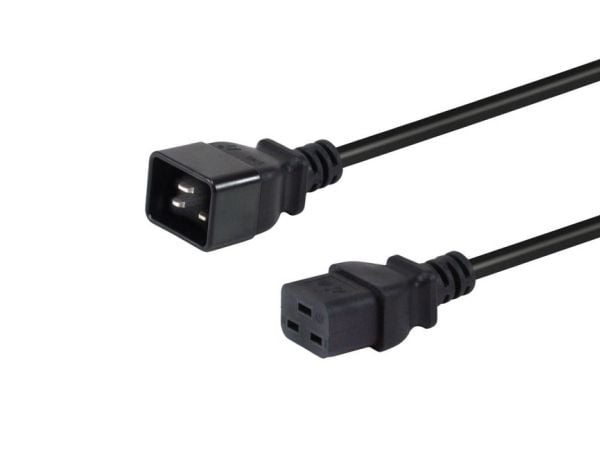 Varusteet 112131, 3 m, IEC C20, IEC C19, H05VV-F3G, 250 V, 16 A